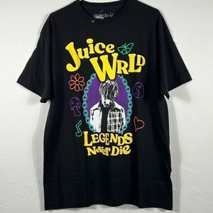 🔥 “NWT” JUICE WRLD Legends Never Die Music Rap Band Concert Tee Sz Lg - PERFECT